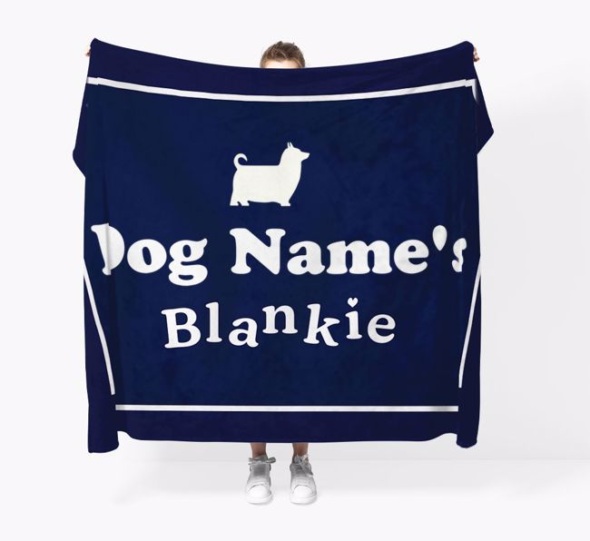 'Dog's Blankie' - Personalized {breedFullName} Blanket